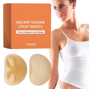 Invisible Bra Inserts Women's Breast Push Adhesive Pad Detachable Bra astounding - Picture 1 of 10