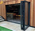 Bifold doors (external) aluminium black H1900xW2300mm