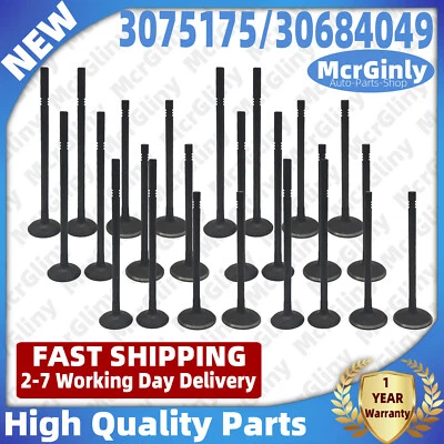 24 piezas válvulas de admisión y escape 3.2 para Volvo XC90 XC60 V70 S80 B6324S5 B6324S Foto 1 de 4