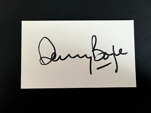 DANNY BOYLE - BRITISH FILM DIRECTOR - SIGNED WHITE CARD - Picture 1 of 1