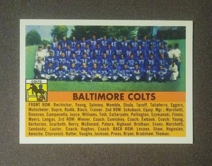 1994 Topps Archives 1956 Series Baltimore Colts Team #48 Football Card Vintage