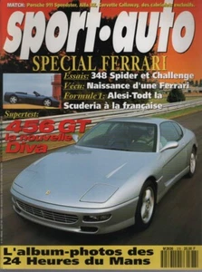 SPORT AUTO 378 93 24H MANS INDY 500 FERRARI 456 GT 348 SPIDER CORVETTE CALLAWAY - Imagen 1 de 2