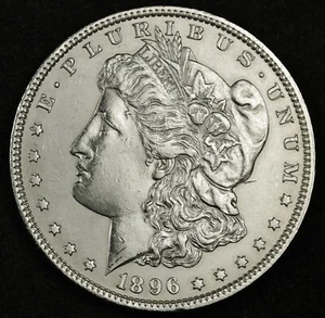 1896 Morgan Silver Dollar.  B.U.  Inventory H. 139926 - Picture 1 of 2