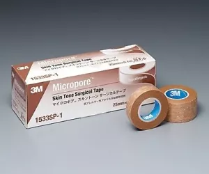 Nastro chirurgico 3M tono pelle micropore tagliato a mano spedizione Giappone - Foto 1 di 1