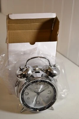 Kannore Twin Bell Alarm Clock Battery Operated - Image 1 of 4