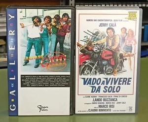 ARRIVANO I GATTI / VADO A VIVERE DA SOLO - 2 film VHS - Jerry Calà - Foto 1 di 5