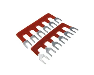 6 POS Shorting Bar Streifen für 15A Schraubbarriere Terminal Block - rot - 2er Pack - Bild 1 von 1