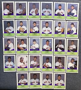 1990 ProCards Pawtucket Red Sox Team Set - Minor League 28 Baseball Cards Vaughn