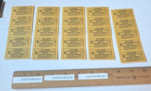 Balboa Island CA Fun Zone carnival Ride Discount tickets VINTAGE 1960s-70s - Picture 1 of 3