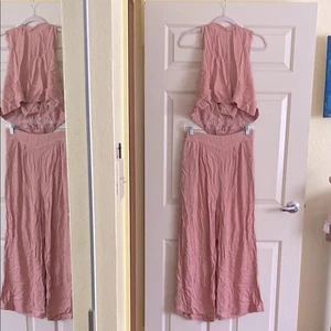 Nuevo con etiquetas Elegante Juego de 2 Piezas Coral Sin Mangas, Talla L - Imagen 1 de 9