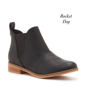 Rocket Dog Maylon 2 schwarze Damen-Stiefeletten neu im Karton Größe 8 - Bild 1 von 7