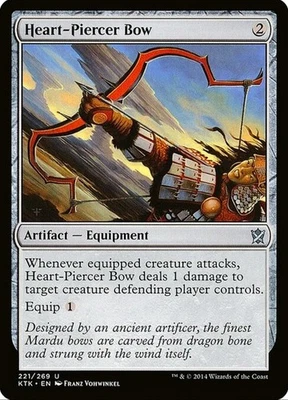 X 1 Heart-Piercer Bow NM-M KTK 221  MTG Magic The Gathering - Image 1 of 2