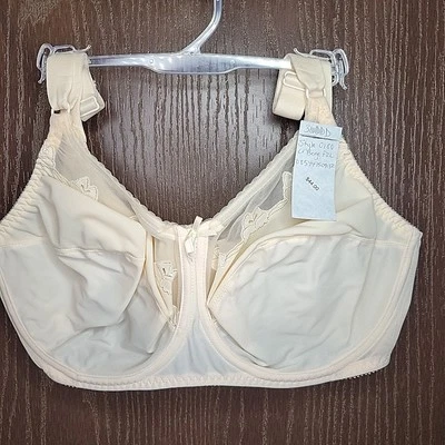 Sujetador Bali 36DDD Flor Comfort-U Beige Claro Marfil Desnudo 0180 Con Aros Nuevo Foto 1 de 4