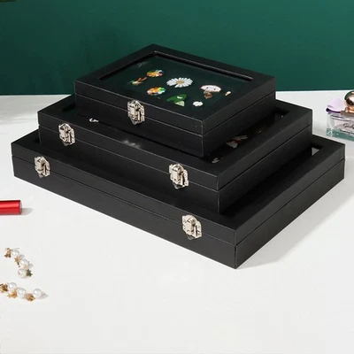 Vetrina spilla medaglia badge portaoggetti trasparente antipolvere spilla espositore - Immagine 1 di 4