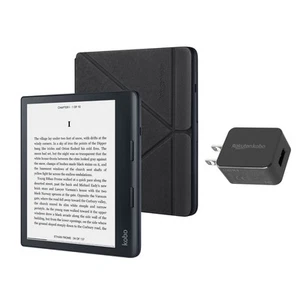 Kobo Sage eReader Bundle with Black SleepCover and AC Adapter | 8" HD - Picture 1 of 4