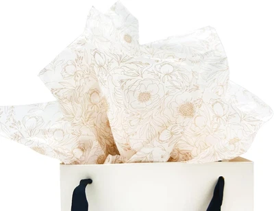 - 40 Sheets - 20" X 26" - Beautifully Designed Printed Tissue Paper for Gift Wra - Image 1 of 4