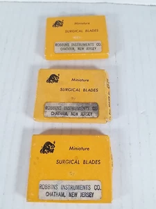Vintage Biber Mini Chirurgische Klinge Zahlen 62, 65 und 67 Alle Bilder ansehen - Bild 1 von 3