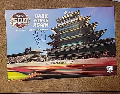 2022 Indy500 Signed Marcus Ericsson Poster17"×11"  - Image 1 of 4