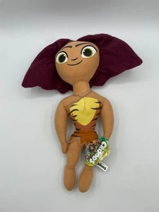 New Dreamworks The Croods Eep Girl Doll Brown Cave Girl 2013 15" Tags - Picture 1 of 10