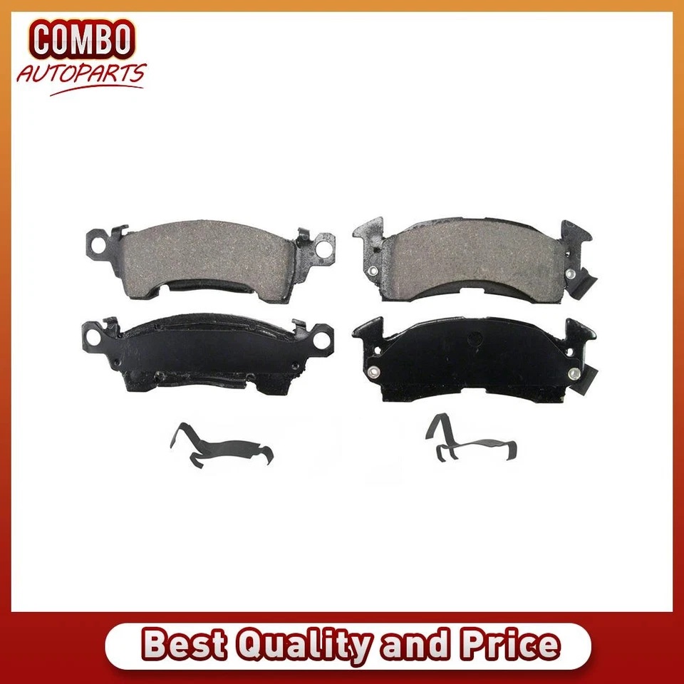 Juego de pastillas de freno de disco delanteras para Chevrolet Impala 1967-1985 Foto 1 de 2