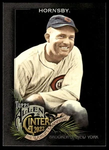 2022 Topps Allen & Ginter X Rogers Hornsby #326 Short Print Chicago Cubs SP - Picture 1 of 2