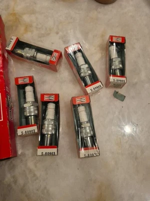 Champion Spark Plugs N-14Y, Set Of 6, New Old Stock,  - Image 1 of 4