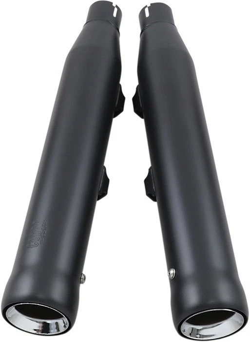 Cobra 3" Neighbor Hater Slip-On Mufflers Black #6086RB Harley Davidson Sportster - Image 1 of 1