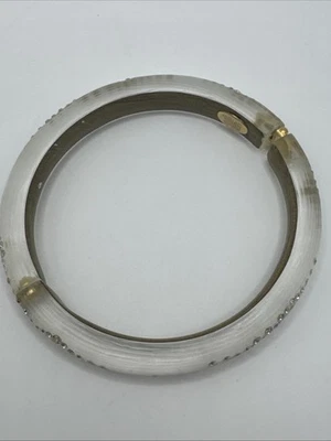 Brazalete Abrazadera Alexis Bittar Tono Dorado en Cristal Irridiscente Único Mejorado Foto 1 de 4