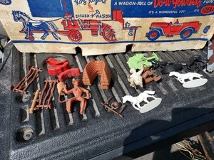 DE COLECCIÓN IDEAL ROY ROGERS FIX-IT MANDRIL VAGÓN Y JEEP - Imagen 1 de 16