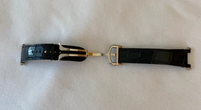 Cartier Pasha Original 18mm Alligator Strap Dark Blue , Navy Watch Band - Image 1 of 4