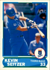 1988 Score Young Superstars  #10 Kevin Seitzer   3rd Base   Royals  FREE ship