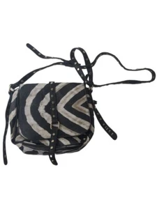 URBAN ORIGINALS Women's Black Vegan Leather Zebra Messenger Bag #ZB1 NWT - Bild 1 von 3