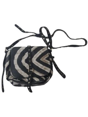 Bolso Mensajero URBAN ORIGINALS Para Mujer Negro Cuero Vegano Cebra #ZB1 NUEVO CON ETIQUETAS Foto 1 de 3