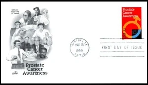 1999 Prostate Cancer Awareness Sc 3315 33c stamp FDC with ArtCraft cachet - Picture 1 of 1