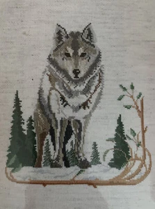 Designs for the Needle Wolf Loup 5211 Counted Cross Stitch Kit 8x10 Leisure Arts - Picture 1 of 7