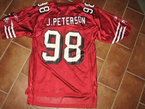 Vintage NFL San Francisco # 98 Peterson american football jersey shirt '80s - Picture 1 of 1