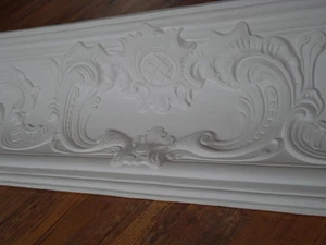 Stucco - Stuckgesimse -Stuck 109-001- ELEGANT - NEO-BAROCK  - Gesims 21,0 lfm - Bild 1 von 1