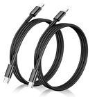 2-pack Usb-c Data Fast Charger Cable Cord For Iphone Se 2022/se 2020/8/7/6s Plus