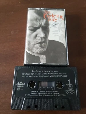 Joe Cocker Live by Joe Cocker (Cassette, May-1990, Capitol) - Image 1 of 2