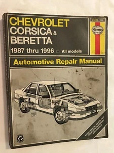 HAYNES #24032 Chevrolet Corsica Beretta 1987-96 Car Repair Manual - Imagen 1 de 11