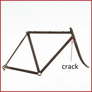 GRANDIS STEEL FRAMESET FRAME 80s VINTAGE LUGS COLUMBUS BICYCLE EROICA ROAD - Picture 1 of 20