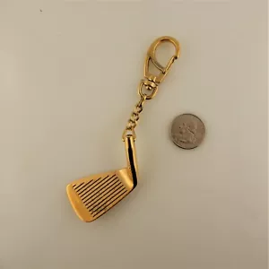 Llavero putter de golf dorado vintage - Imagen 1 de 3