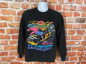 Sudadera vintage Rusty Wallace Leadfoot 1991 se adapta a M 90s nascar cuello redondo dale - Imagen 1 de 5