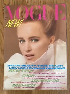 Vogue Magazine: April 1981 UK. Brideshead Revisited. Susan Hess Cover - Picture 1 of 20