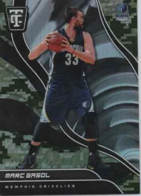2017-18 Totally Certified Camo Marc Gasol #69 18/25 MEMPHIS GRIZZLES uniform - Image 1 of 2