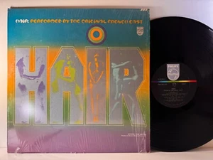 Musical LP HAIR performed by the Original French Cast Philips 1970 1st Press EX - Foto 1 di 2