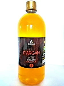 1 LITRO DI OLIO DI ARGAN PURO BIOLOGICO VEGANO, SPREMUTO A FREDDO, DAL MAROCCO - Foto 1 di 8