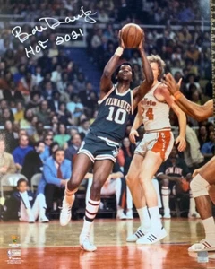 Foto firmada 16x20 de Milw Bucks campeón de la NBA BOB DANDRIDGE AUTOMÁTICA #8 con corte 2021 - JSA - Imagen 1 de 1