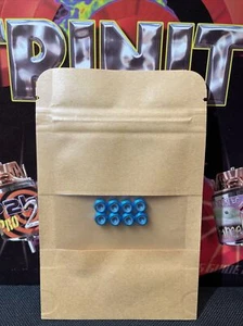 Trinity Rc Lock Nut Nylock Kinwald Blue Vintage Bag 8 Losi HPI Associated 7mm - Picture 1 of 3