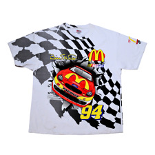 Vintage NASCAR McDonald’s All Over Print AOP T-Shirt [XL] 90s Bill Elliott #94